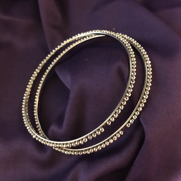 Silvertone Bangles - Picture 3 of 3